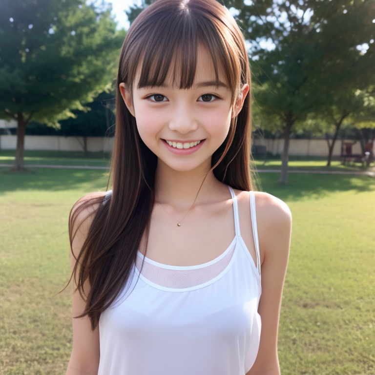 aiグラビア　貧乳少女 AI ポスター 美女 美少女 かわいい ちっぱい 貧乳 パイパン ...