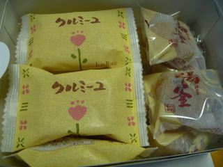 愛媛　松山　一六本舗の三笠　どら焼き