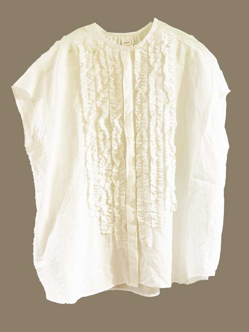 かぐれのフロント刺繍フレンチブラウス(レビュー・口コミ)♪ | 夢見る