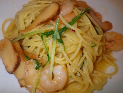 松茸パスタ