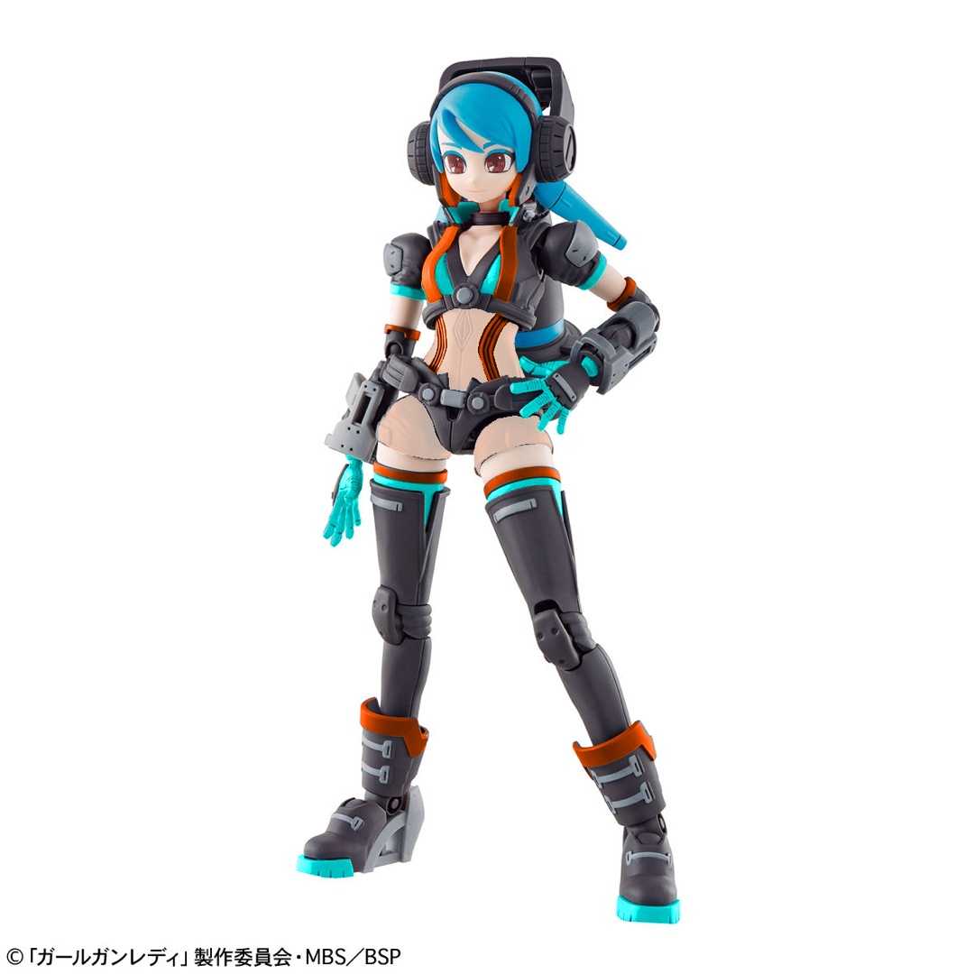 ミキシング完成品、ブラックミネルバ、ガールガンレディ、プラモデル塗装改造品。 ミキシング完成品、ブラックミネルバ、ガールガンレディ、プラモデル