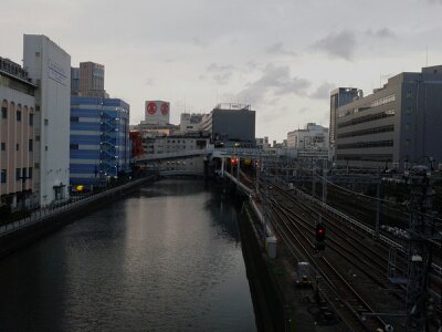 横浜跨線橋から2013年８月・１