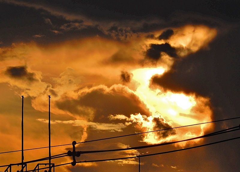 夕暮れ