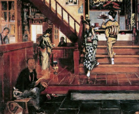 木村荘八、部屋、希少画集より、新品額装付 木村荘八：新宿駅（1935）東京国立近代美術館2024.12.7 | 秋に咲く