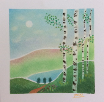 YOSIさん　白樺と湖.jpg