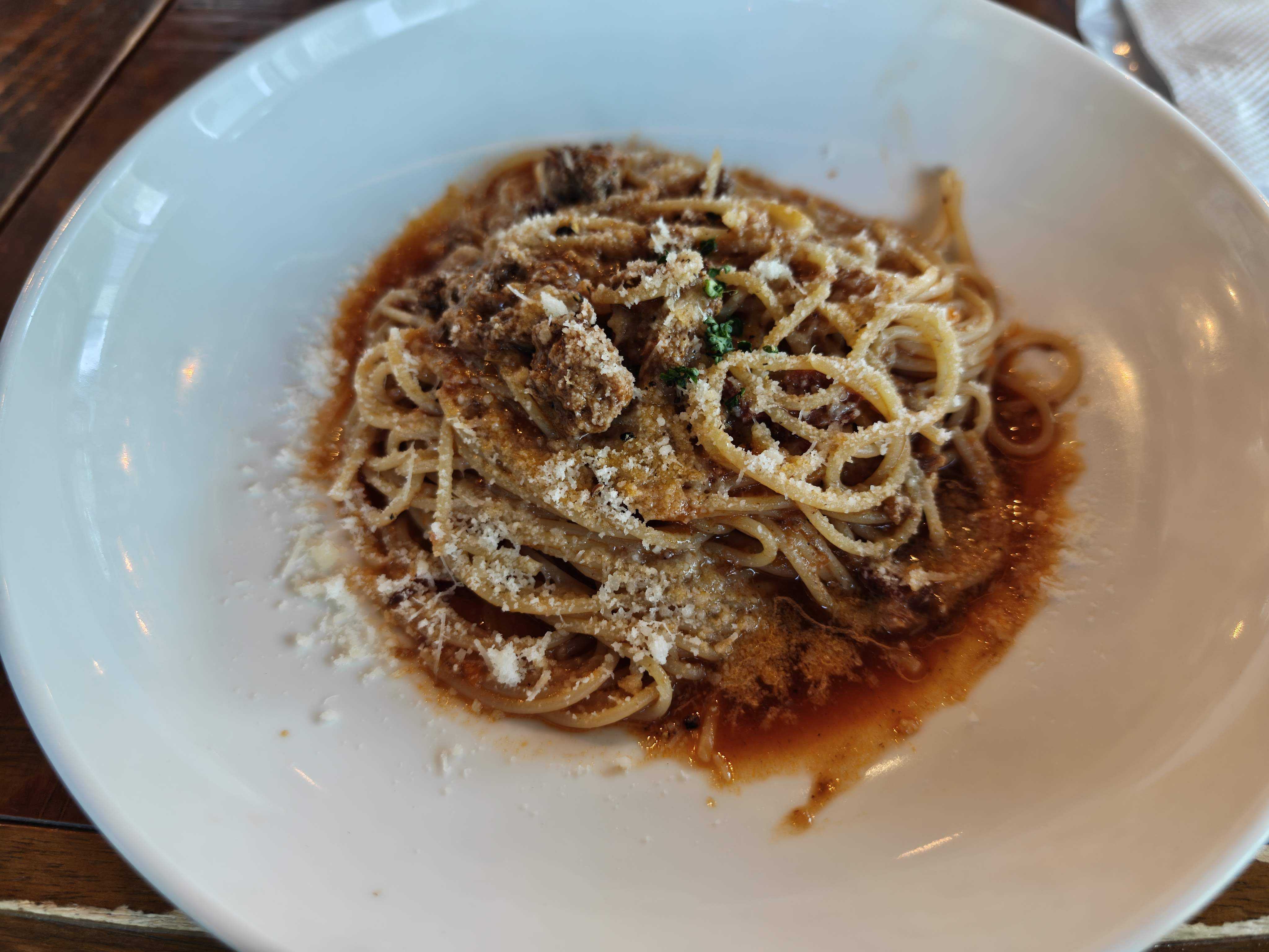 虎ノ門ヒルズ ランチ　コムギラボ 和牛ラグーボロネーゼ