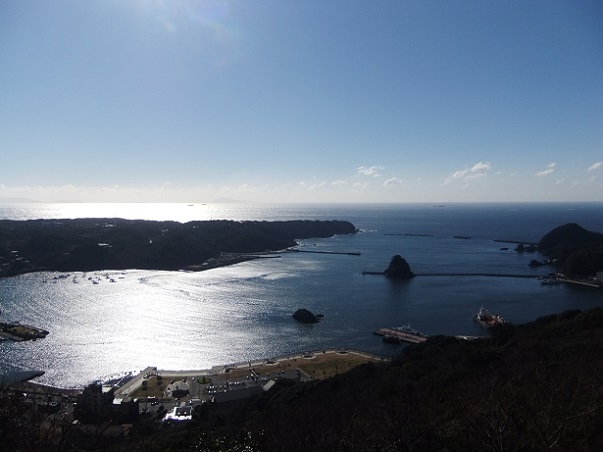 寝姿山からの景色