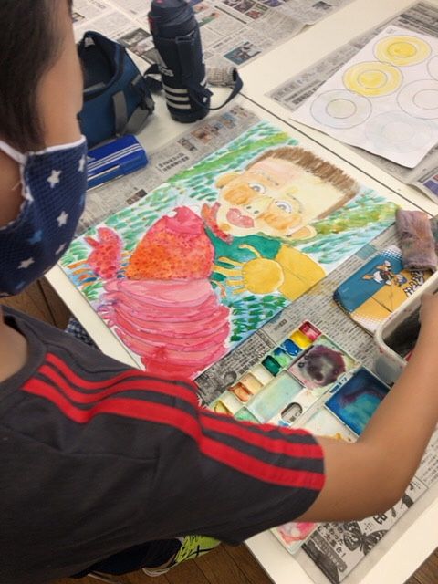 夏休みに宿題のポスターを描くことは無く出校日に提出し入賞 | 苦手な