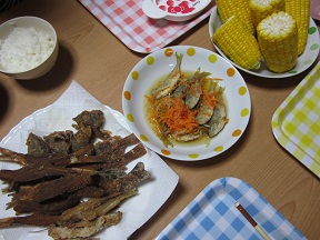 H25.7.1　アジの南蛮漬け　etc