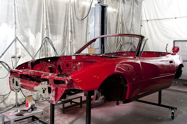 マツダ 初代naロードスターのレストアサービス受付を12月13日から開始 新車 中古車販売 レイズ 裏側見せます 加須 古河 羽生 久喜 館林 楽天ブログ