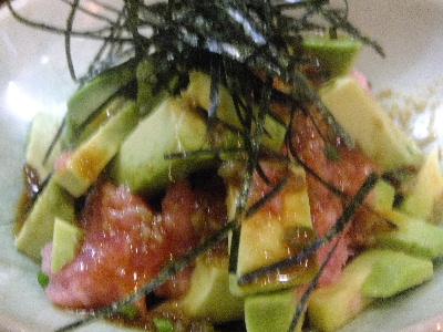 アボガドとねぎとろ