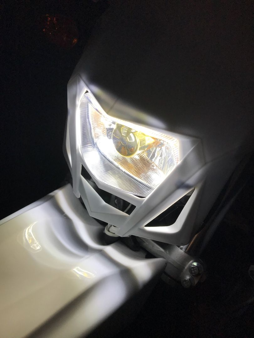 ヘッドランプ Led 交換後 Xtz125とジムニーの日記 Moon S 楽天ブログ