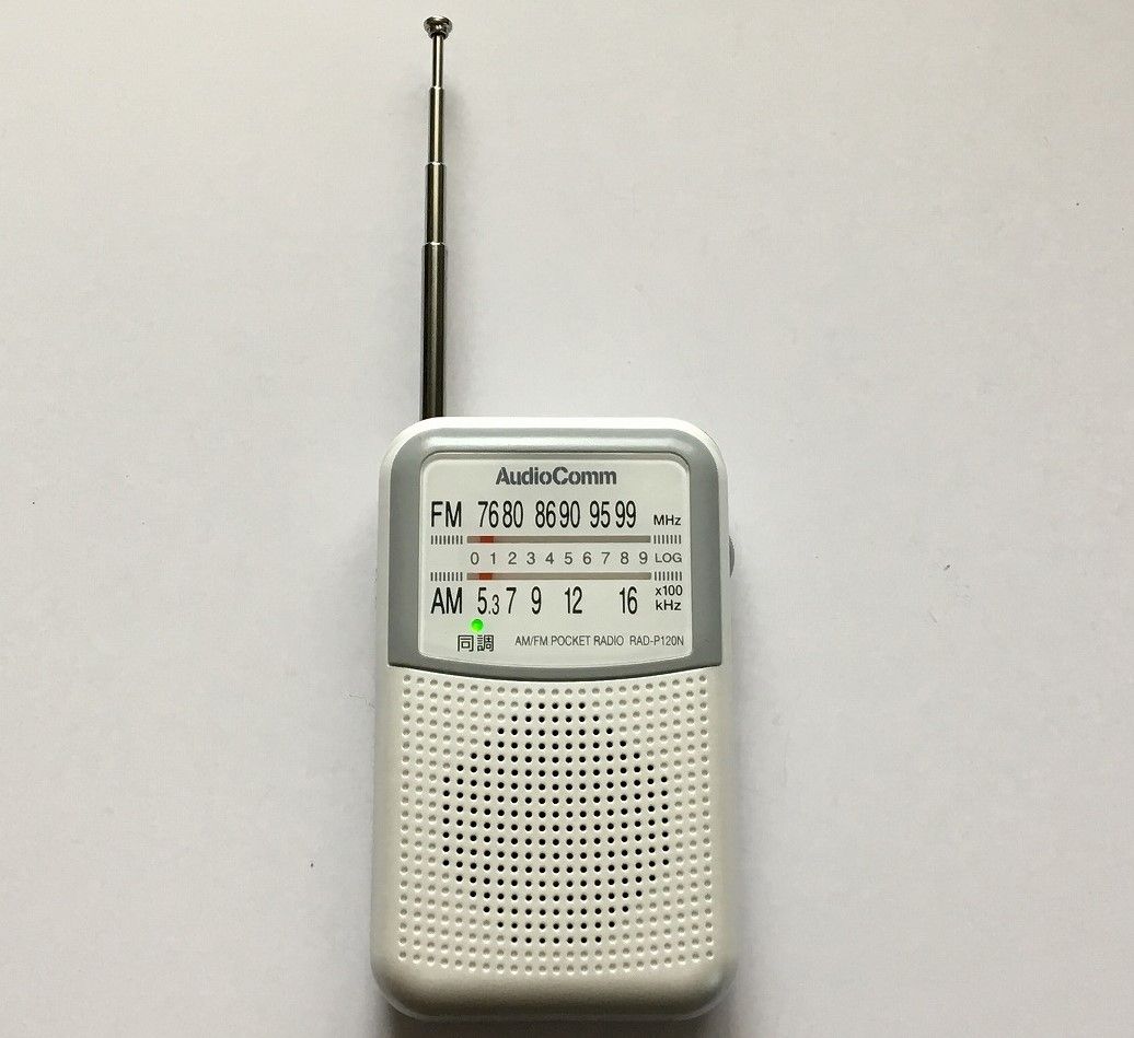 ポケットラジオ オームOHM RAD-F126N-K