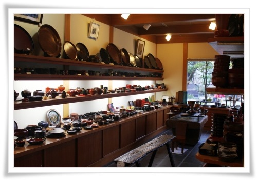 鶴仙渓-59 ゆげ街道-7 漆器屋さん-1 13.11.16