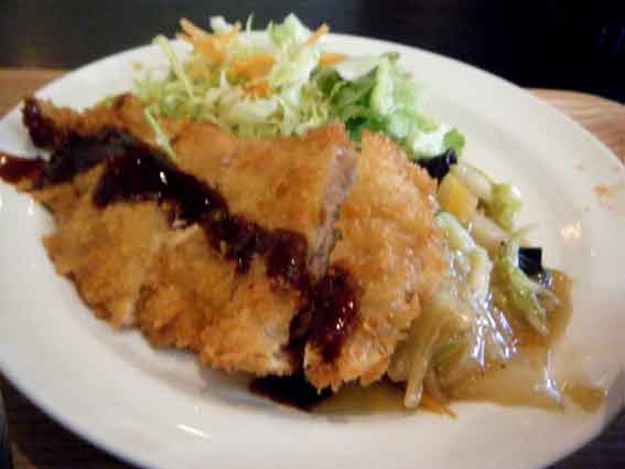 シェフの「トンカツ」-2♪