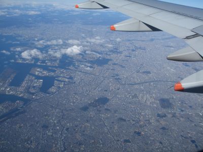 関西国際空港離陸