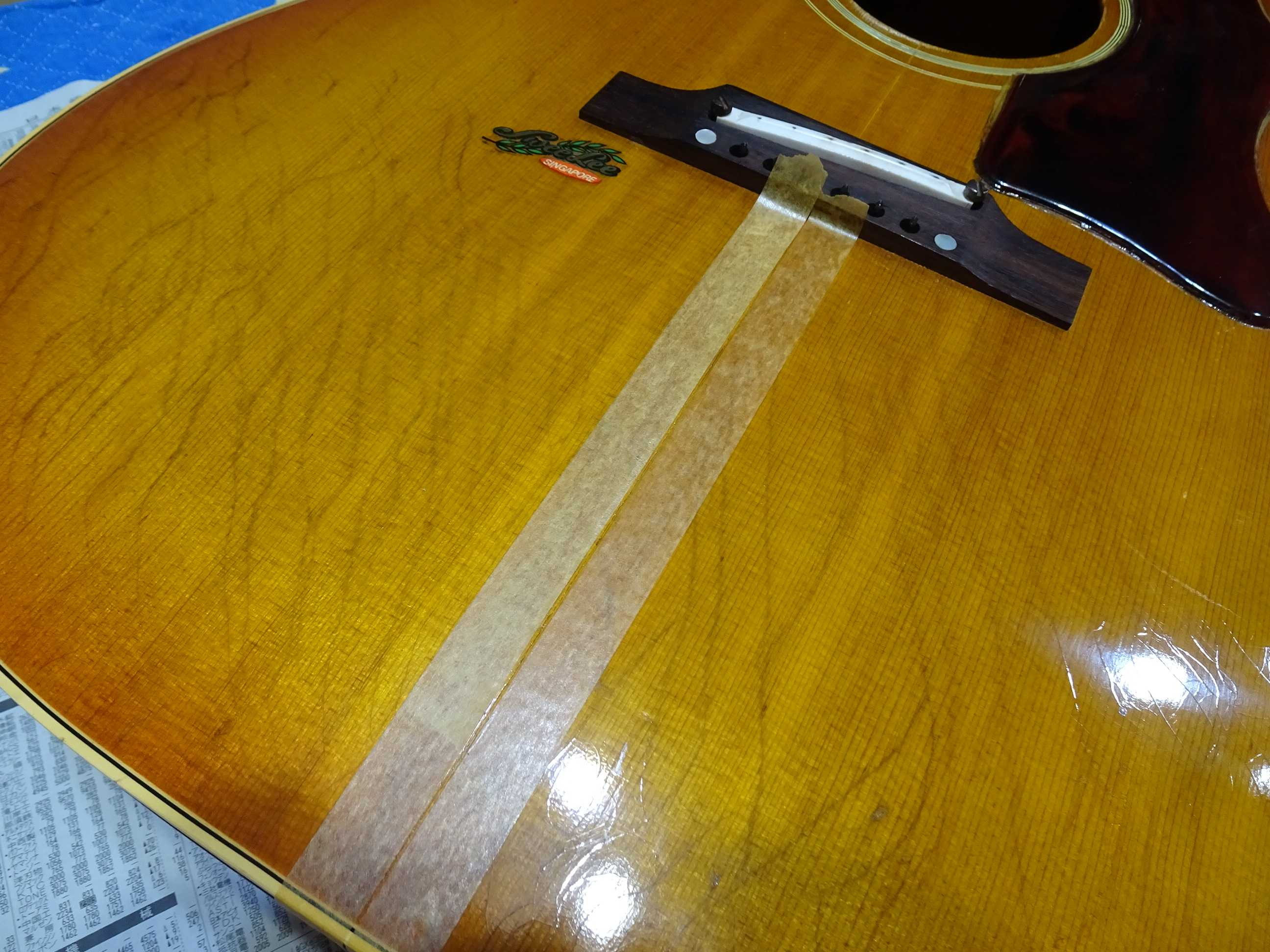 🌸Gibson J-45 Vintage トップクラック補修 | 青春のギターリペア K2