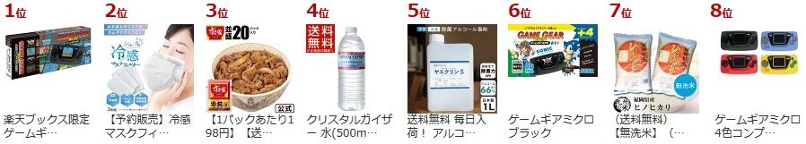 人気 リアルランキング 楽天 売れ筋