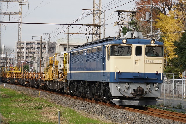 EF64 1052牽引 酒折ロングチキ工臨 & EF65 1105牽引 新川崎ロングチキ工臨4