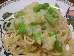 ポテトのクリームパスタ