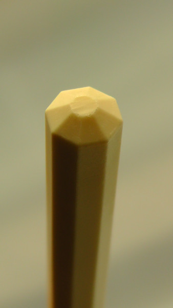 SPS樹脂製　リユース箸　22.5cm　八角(ベージュ)