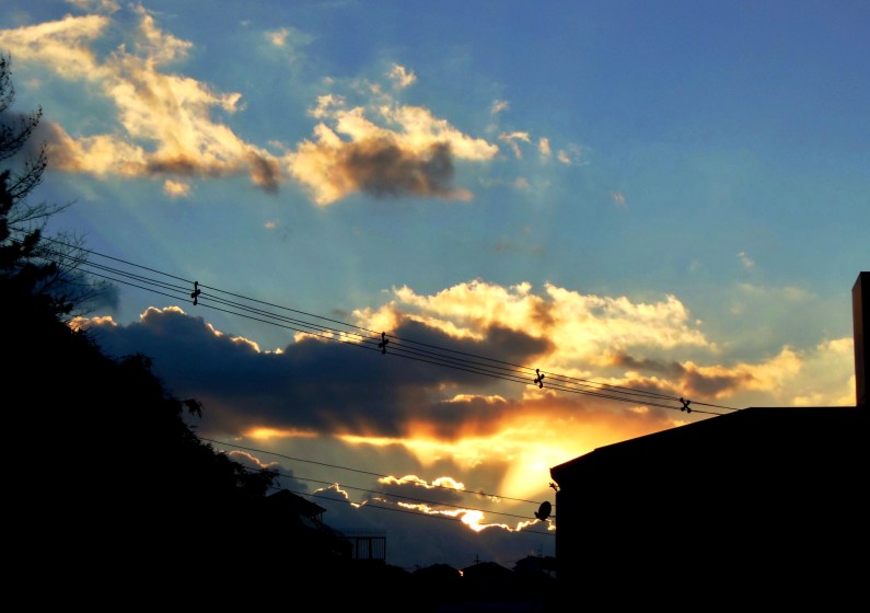 夕暮れ