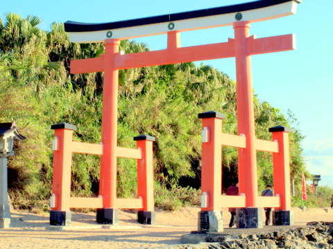 青島神社の両部鳥居