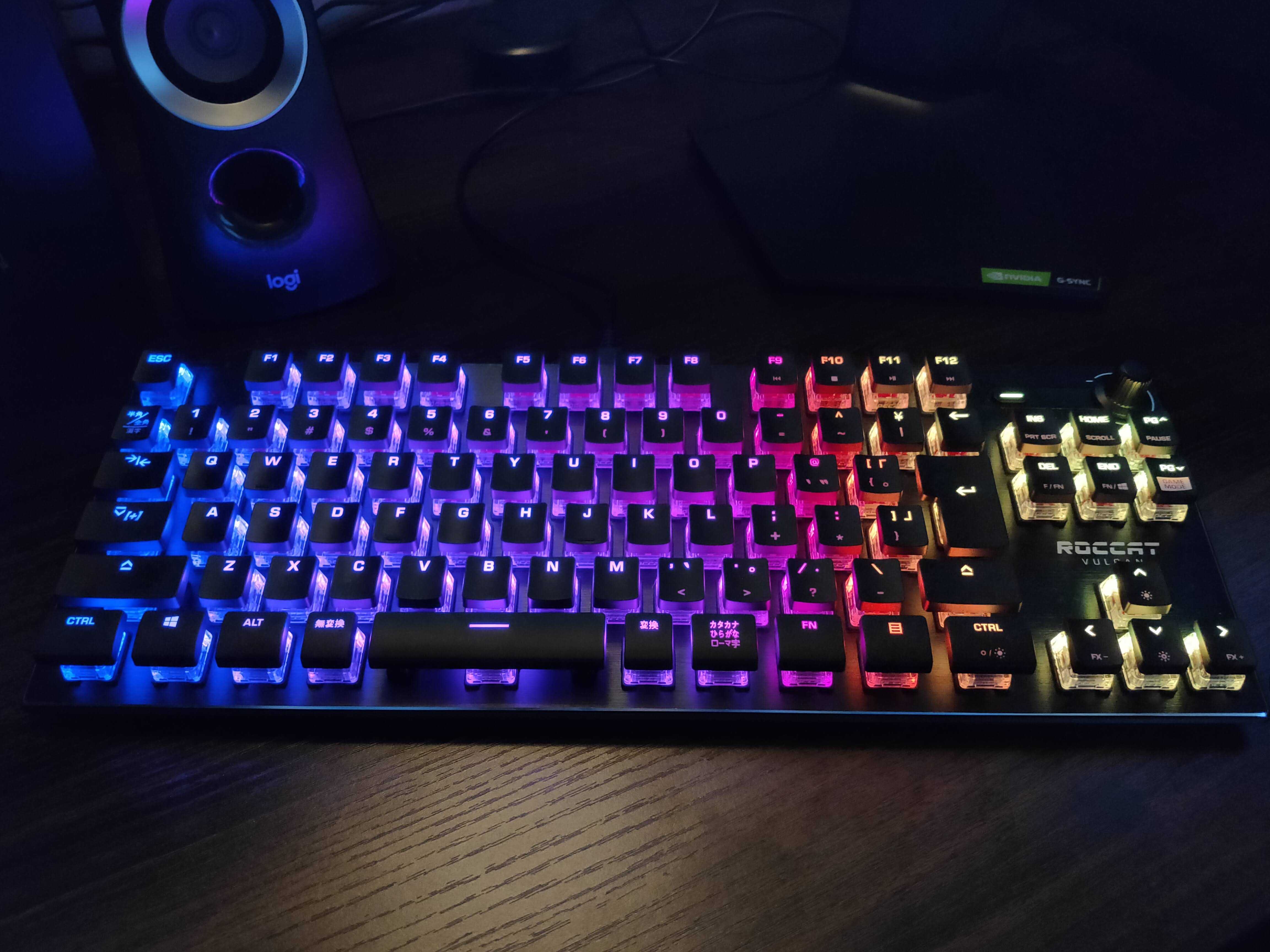 ROCCAT製ゲーミングキーボード VULCAN TKL 日本語配列の紹介 | 211km_ROOMのブログ - 楽天ブログ