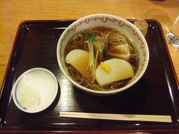 吾妻橋やぶそばのおかめそば1