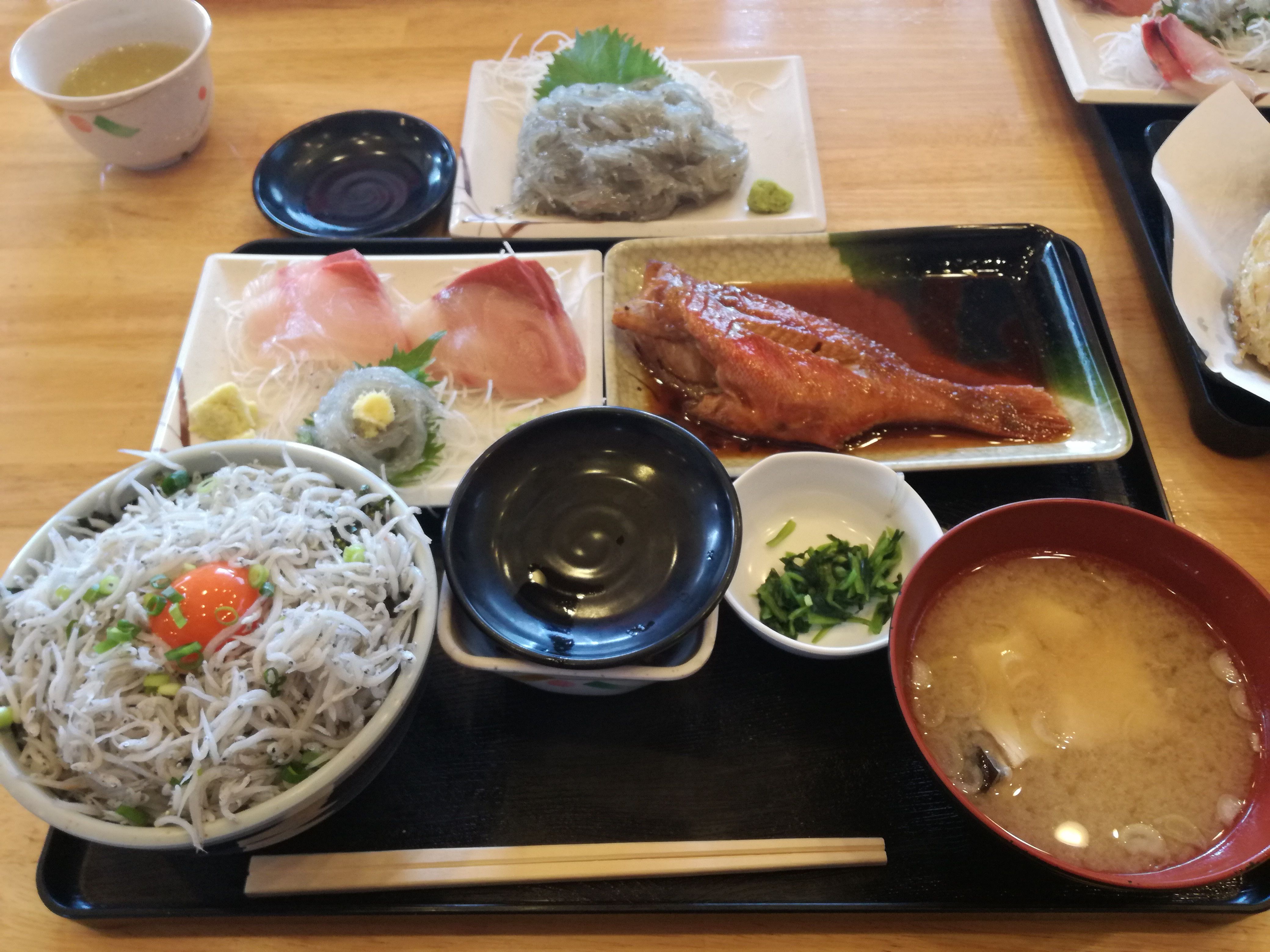 大洗町漁協 かあちゃんの店でランチ　とうちゃん御膳