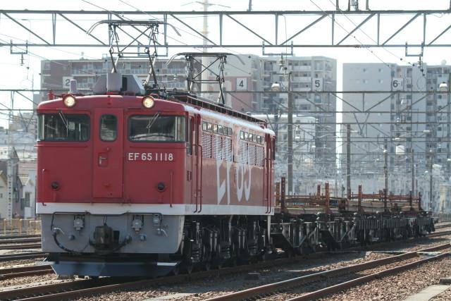 連日 EF65 1118牽引. 大宮チキ工臨 2