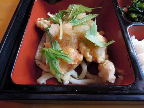 アメリカンステーションの「鶏から揚げおろしポン酢」-2♪