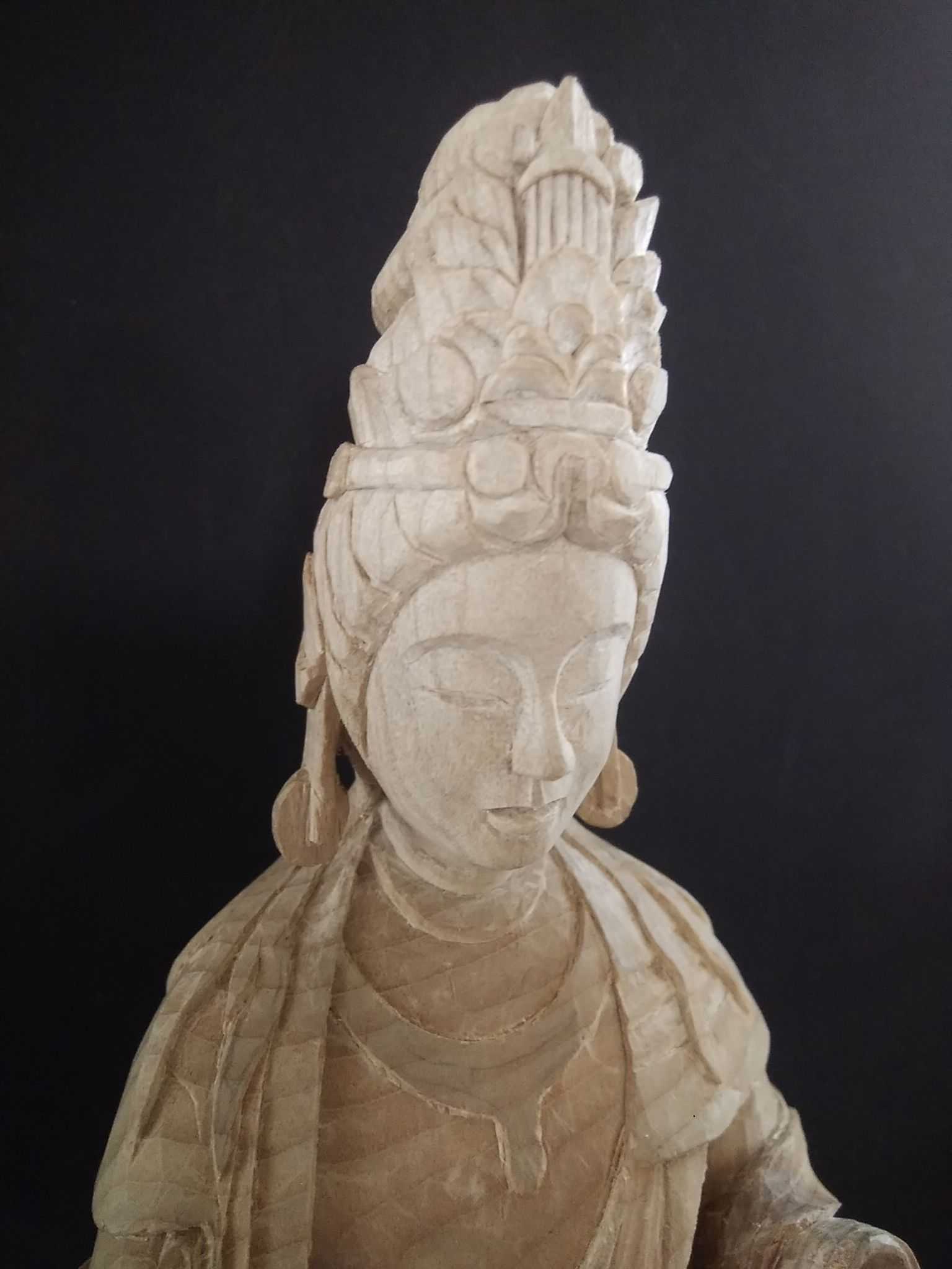 明星観音菩薩像 約10.4kg 銅仏 仏像 銅器 古美術品 仏教美術 オンライン通販