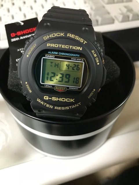 G-SHOCK 35周年記念限定モデル DW-5735D-1BJR | 時計とか買いたくなっ