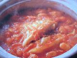 大福豆とキャベツのトマト煮
