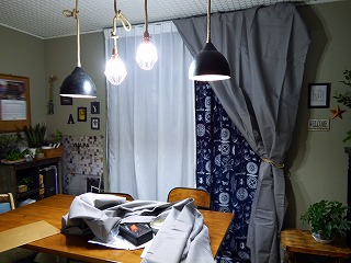 キッチン　カーテン