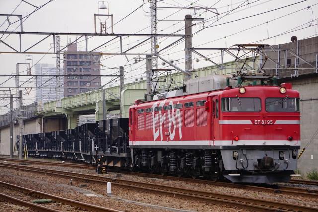 EF81 95牽引 水戸ホキ工臨&鹿島貨物2