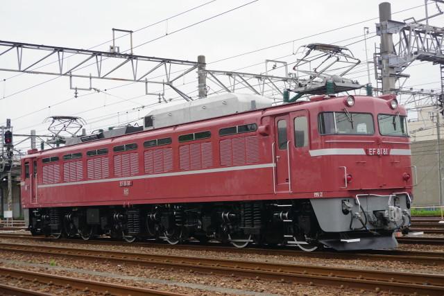 EF81 81牽引 品川ロングチキ工臨返却3