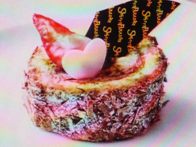 切り株のチョコレートケーキ