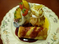 アイスクレープ。