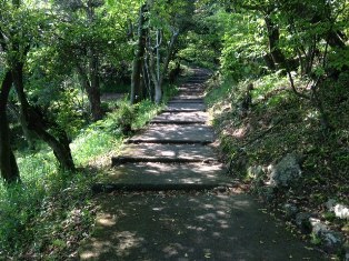 小倉公園展望台への道.JPG