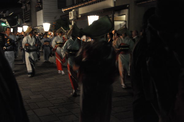 風の盆　前夜祭・諏訪町