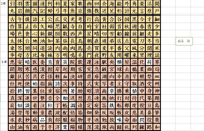 漢字おもしろクイズ 迷路 ３年生に出題した漢字をチェック おっくうの教材作成日記 楽天ブログ