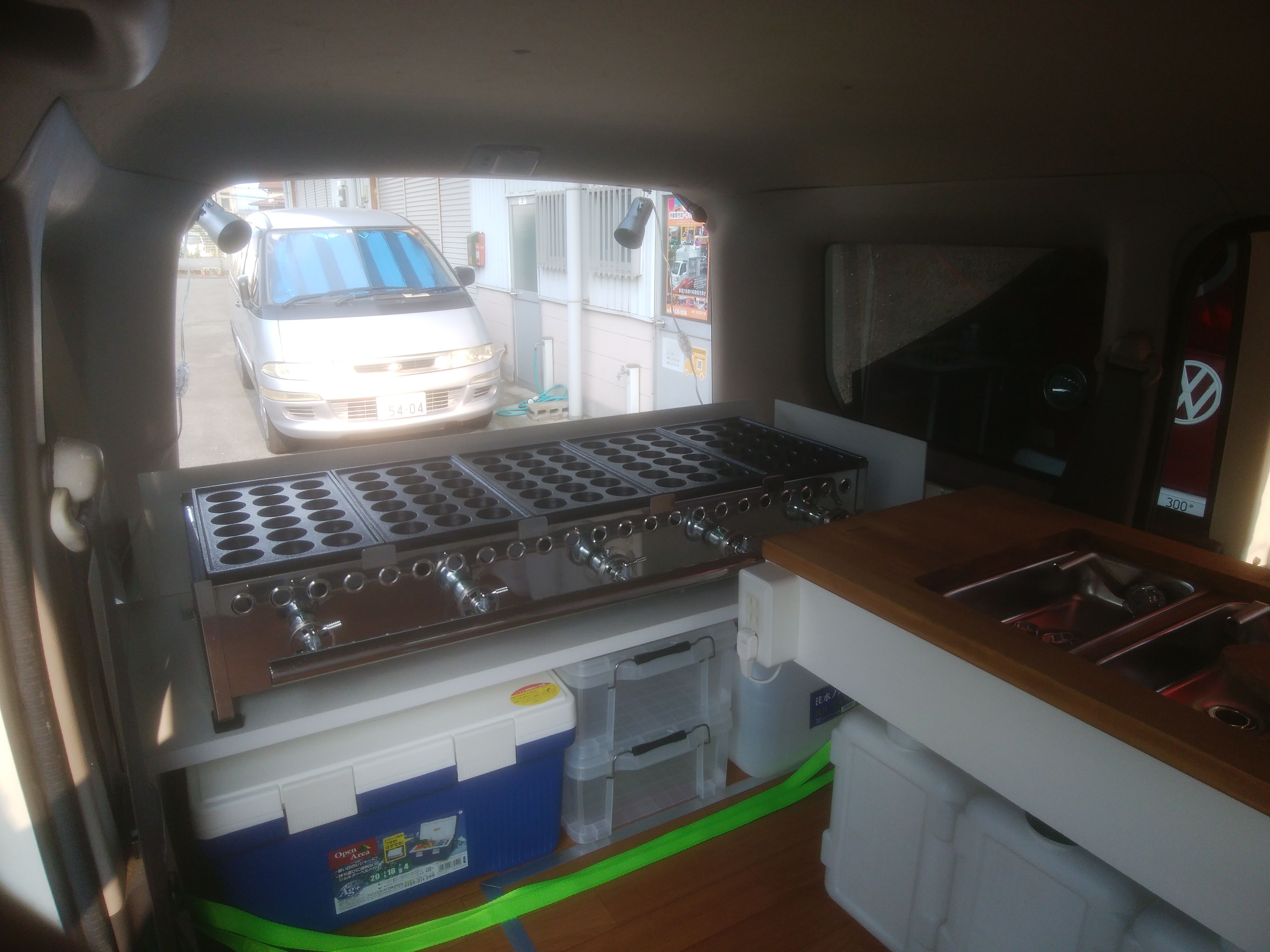自主製作のたこ焼きキッチンカー完成 移動販売車 キッチンカー をdiyで自主製作のコツ 楽天ブログ