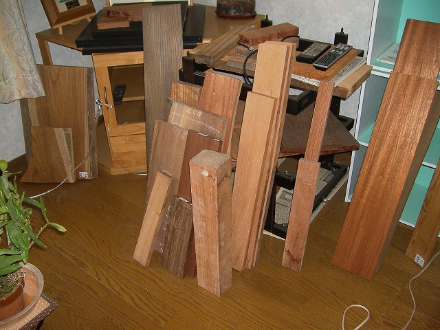 台座用の木材