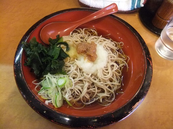 蕎麦一心たすけ大門店の冷し梅おろしそば