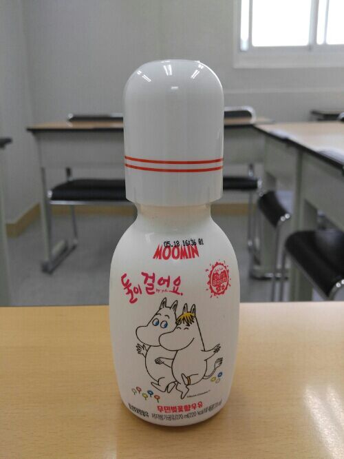 コンビニgs25のムーミン牛乳 サランヘヨ韓国 楽天ブログ