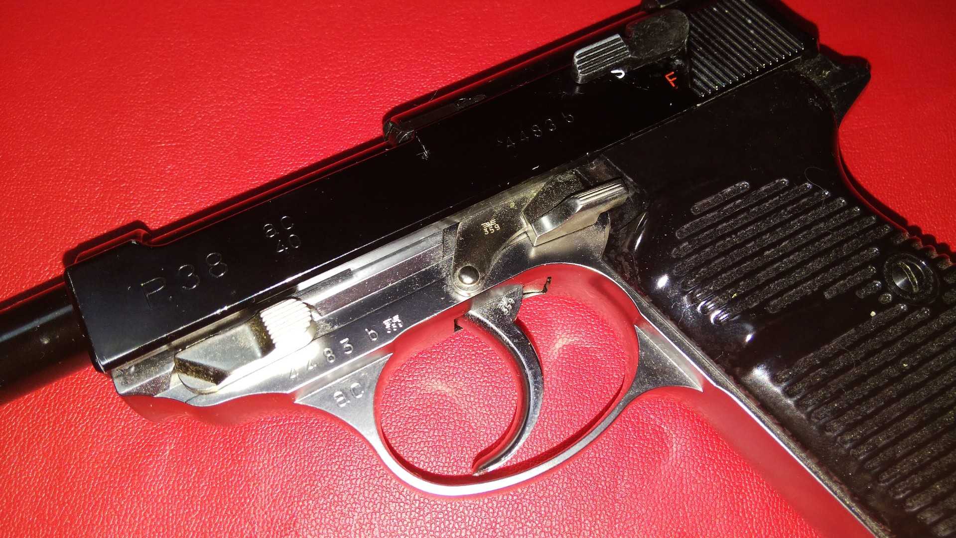 ワルサーP38を楽しむ その34 マルゼンP38の二つのメッキ