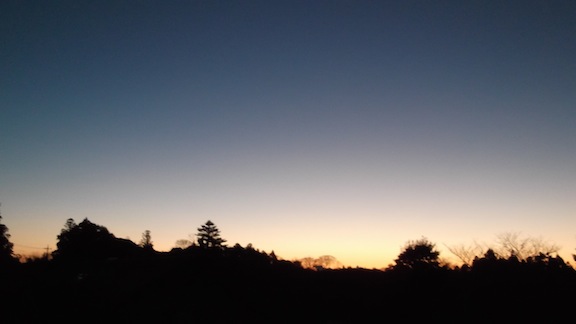 千葉県匝瑳市2015朝焼け3