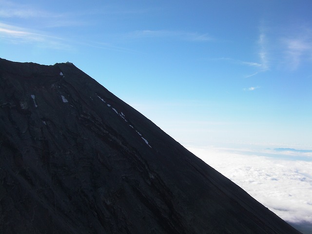ＴＯ後直ぐに富士山を写す